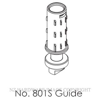 BRIO 801S SPRING LOADED TOP/BOTTOM GUIDE/PIVOT