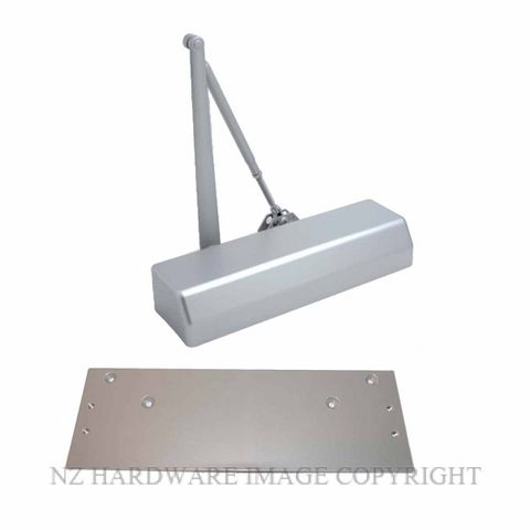 RYOBI 3550 METAL FIX DOOR CLOSER SILVER