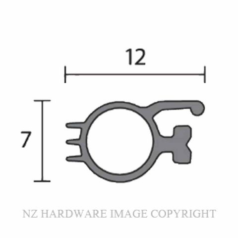 RAVEN RP394SI SILICON 1000MM GREY