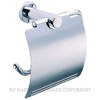 ALEXANDER SYNERGY TOILET ROLL HOLDER WITH LID CHROME PLATE