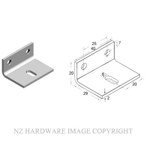 BRIO 91 TRACK BRACKET