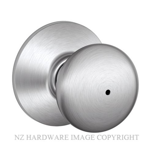 Schlage Plymouth Satin Chrome Privacy Knob 42950