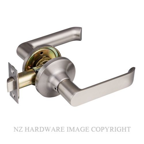 Schlage Satin Chrome Regent Series Boston Entrance Leverset