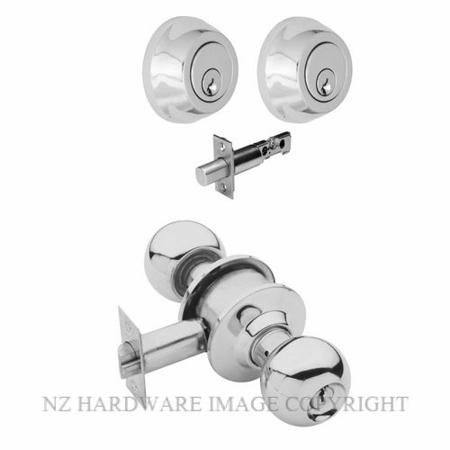 Schlage Satin Chrome Regent Series Boston Entrance Leverset - Bunnings New  Zealand