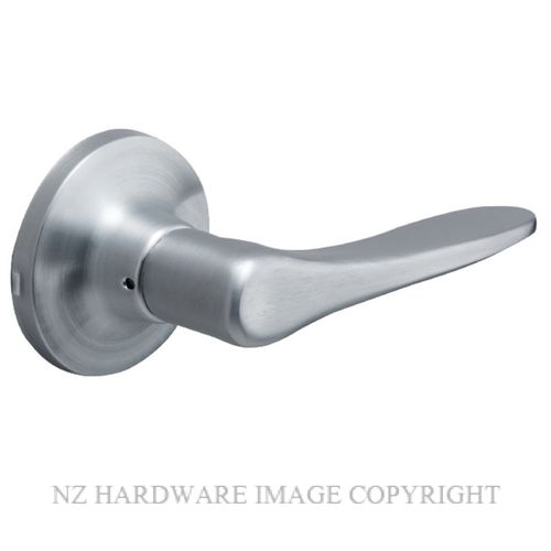 Schlage Satin Chrome Regent Series Jupiter Privacy Leverset - Bunnings New  Zealand