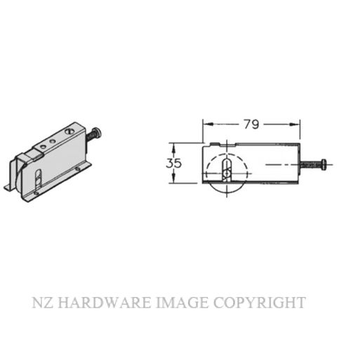 BRIO 913SBA ADJUSTABLE BOTTOM ROLLER