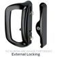 SCHLAGE STELLA SSD12206C4 KEY & SNIB LOCKSET MATT BLACK