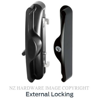 SCHLAGE STELLA SSD12239C4 KEY & SNIB LOCKSET MATT BLACK