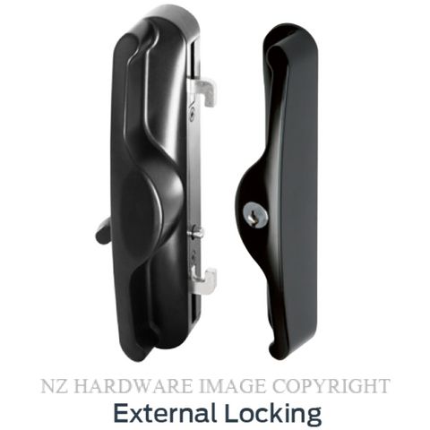 SCHLAGE STELLA SSD12239C4 KEY & SNIB LOCKSET MATT BLACK