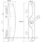 SCHLAGE STELLA SSD12239C4 KEY & SNIB LOCKSET MATT BLACK