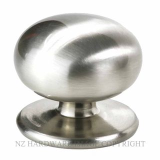 SYLVAN BV2430 HATFIELD 30MM SOLID BRASS KNOB SATIN NICKEL