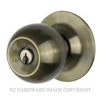 SYLVAN E71ET QUEST ENTRANCE SET ANTIQUE BRASS