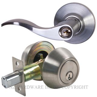 SYLVAN EC30 SEATTLE RH COMBINATION ENTRANCE&DEADBOLT SATIN CHROME