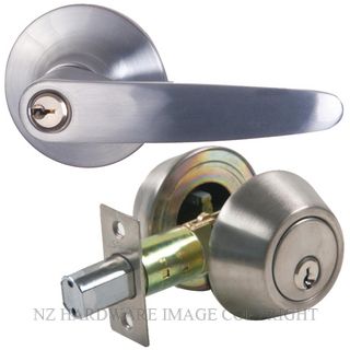 SYLVAN EC60 DENVER COMBINATION ENTRANCE & DEADBOLT SATIN CHROME