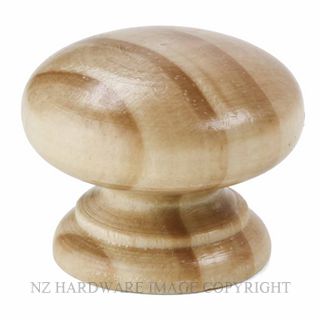 SYLVAN CX4BC CONVEX 41MM CABINET KNOB POLISHED PINE