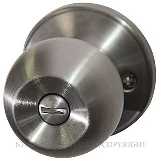 SYLVAN E61BK AMOS KNOB BATHROOM SET SATIN STAINLESS
