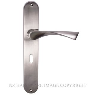 SYLVAN I-91L MONZA KEYHOLE LONG PLATE SATIN NICKEL