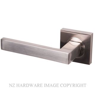 SYLVAN I-92R SAVONA PASSAGE SET SQUARE ROSE SATIN NICKEL