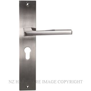 SYLVAN I-93E COMO EURO LONG PLATE 48MM KEY SPACING SATIN NICKEL