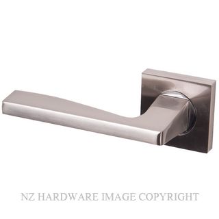 SYLVAN I-93R COMO PASSAGE SET SQUARE ROSE SATIN NICKEL