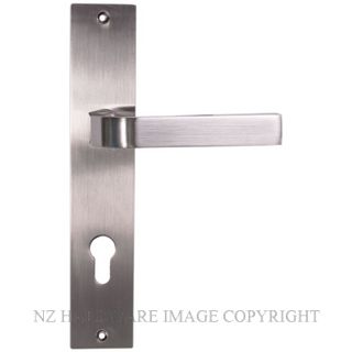 SYLVAN I-94E ANDORA EURO LONG PLATE 85MM KEY SPACING SATIN NICKEL