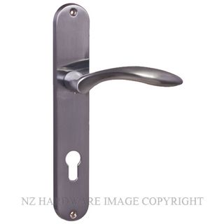 SYLVAN I-85E TRENTO EURO LONG PLATE 85MM KEY SPACING SATIN CHROME