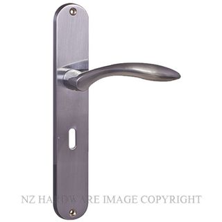 SYLVAN I-85L TRENTO KEYHOLE LONG PLATE SATIN CHROME
