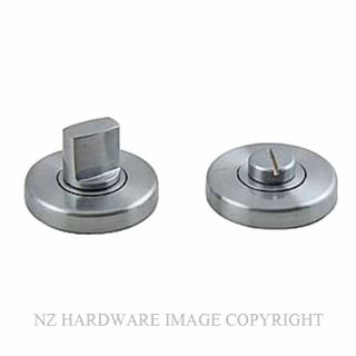 SYLVAN I-TT4 ROUND BATHROOM TURN & EMERG RELEASE 55MM SATIN NICKEL