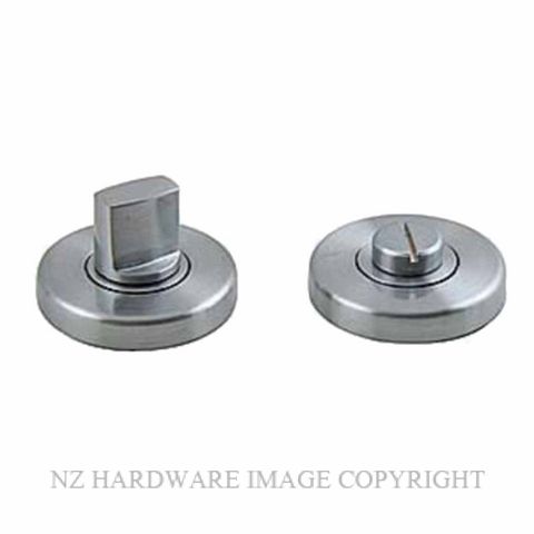 SYLVAN I-TT4 ROUND BATHROOM TURN & EMERG RELEASE 55MM SATIN NICKEL