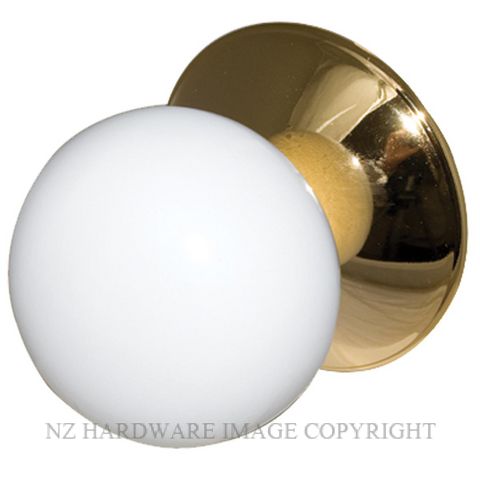 SYLVAN LS9 KNOB FURNITURE WHITE - GOLD