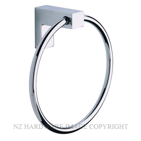 ALEXANDER TETRIS TOWEL RING CHROME PLATE