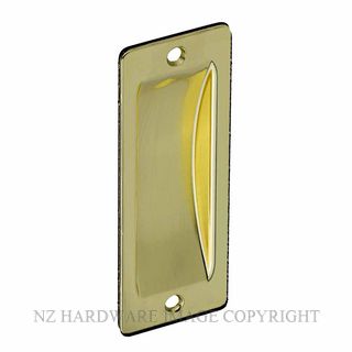 SYLVAN FP ZINC ALLOY FLUSH PULL POLISHED BRASS