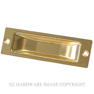 SYLVAN FP7 FLUSH PULL 101MM B/C POLISHED BRASS