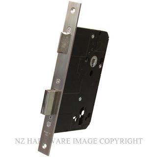 SYLVAN S785 45MM BACKSET EURO CYLINDER MORTIC LOCK SATIN STAINLESS