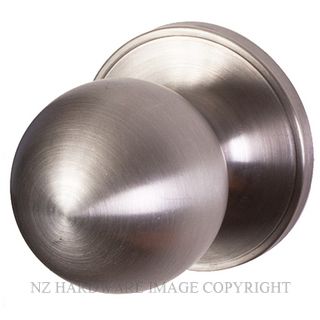 SYLVAN UE67PS GLOBE KNOB PASSAGE SET SATIN STAINLESS