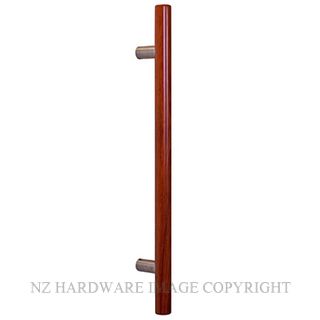 SYLVAN XP6 BAR PULL HANDLES BTB 600MM O/A JARRAH