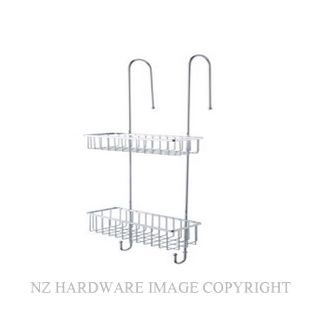 HEIRLOOM BRAYDEN BBHB 2 TIER HANGING BASKET CHROME PLATE