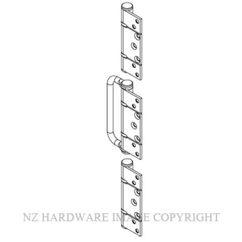 BRIO BW7-100H OFFSET HINGE HANDLE SET NON MORTICED