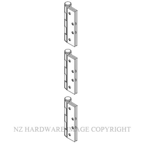 BRIO BW6-100M OFFSET HINGE SET SQUARE MORTICED