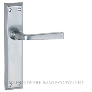 TRADCO 0687 SC MENTON LEVER LATCH SB SATIN CHROME