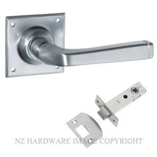 TRADCO 0689 SC MENTON LEVER ON ROSE PASSAGE KIT SB SATIN CHROME