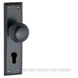 TRADCO 0728E AC MILTON KNOB EURO ANTIQUE COPPER