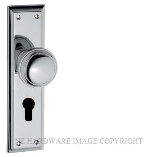 TRADCO 0732E CP MILTON KNOB EURO CHROME PLATE