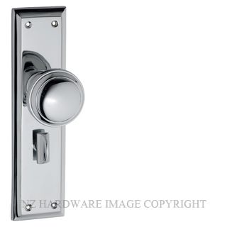 TRADCO 0732P CP MILTON KNOB PRIVACY CHROME PLATE