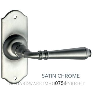 TRADCO 0751 SC REIMS LEVER LATCH SATIN CHROME