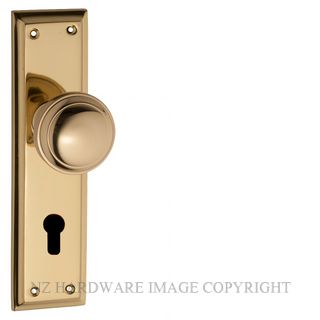 TRADCO 0721 PB MILTON KNOB LOCK POLISHED BRASS