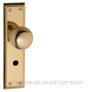TRADCO 0720P PB MILTON KNOB PRIVACY POLISHED BRASS