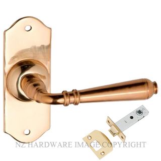 TRADCO 0773 PB REIMS LEVER LATCH POLISHED BRASS