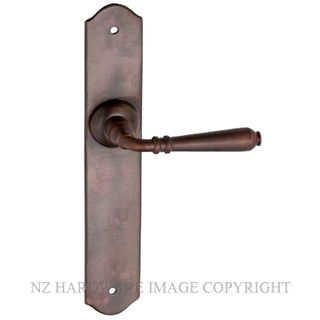 TRADCO 0774 AB REIMS LEVER LATCH ANTIQUE BRASS