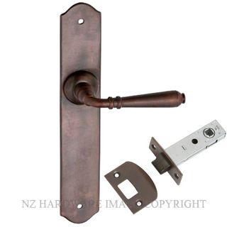 TRADCO 0774 AB REIMS LEVER LATCH ANTIQUE BRASS